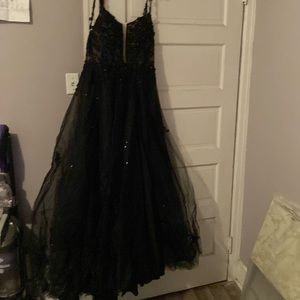 Black Mori Lee dress size 12 only worn once